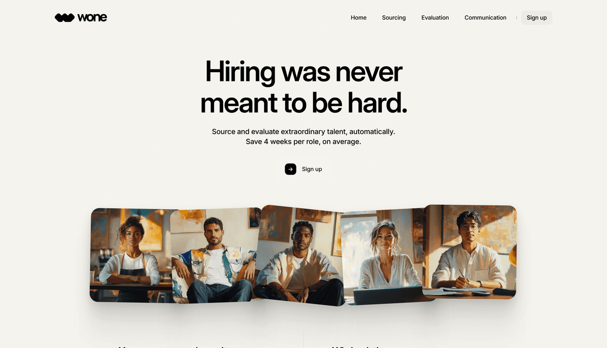 Original website before cloning and rebranding